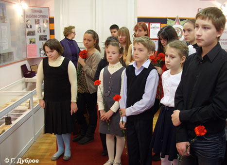 В музее 82-й школы, посвященном Алексею Климашкину. Фото автора.